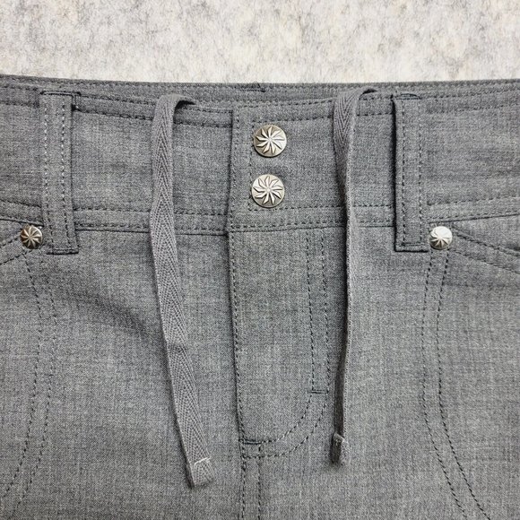 Athleta Sirrus Tennis Skirt Wome 8 Wool Blend Drawstring Casual Charcoal Heather - Picture 3 of 12